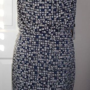 Adrianna Papell Blouson Banded Sheath Size 10